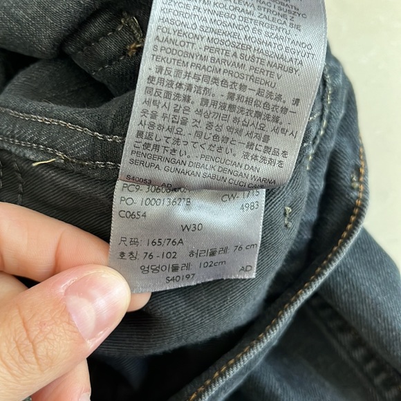 Levi’s boot cut grey jeans, size 30 - Picture 5 of 6